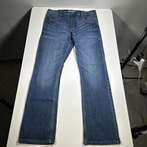 Wrangler Retro Jeans Men’s 33x32 Slim Bootcut Medium Wash Western Denim